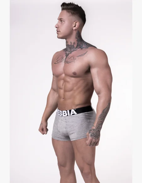 NEBBIA BOXERKY Svetlo šedá