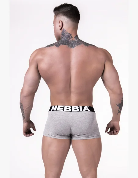 NEBBIA BOXERKY Svetlo šedá