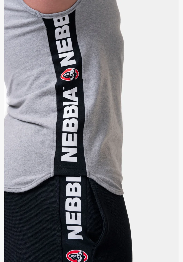 NEBBIA Legend-approved tielko s kapucňou šedá