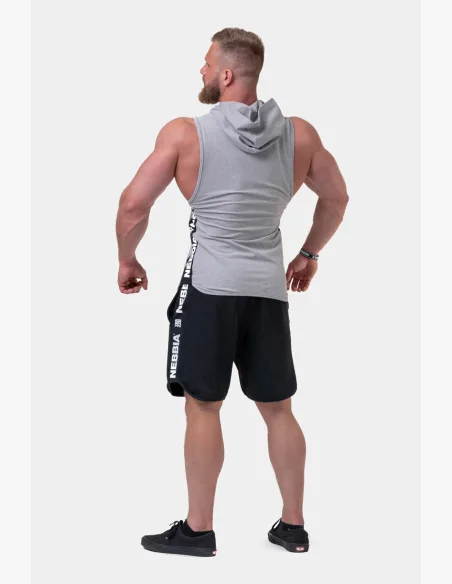 NEBBIA Legend-approved tielko s kapucňou šedá