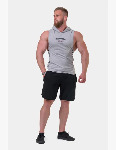 NEBBIA Legend-approved tielko s kapucňou šedá