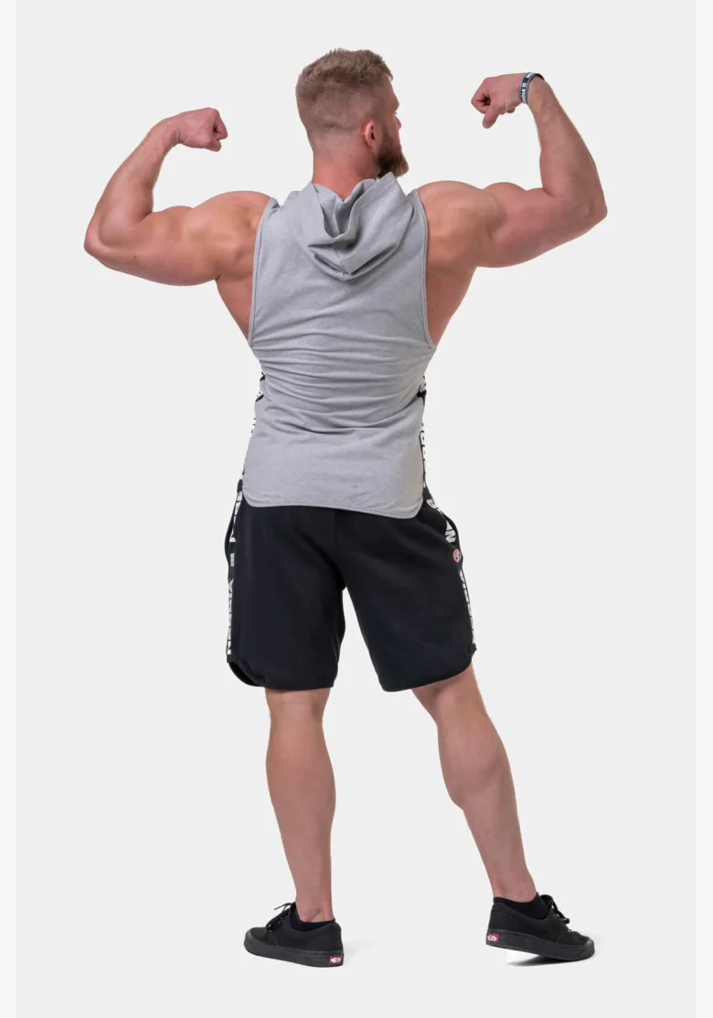 NEBBIA Legend-approved tielko s kapucňou šedá
