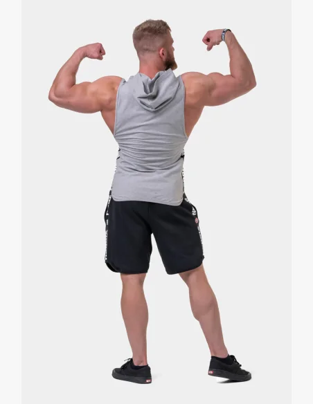 NEBBIA Legend-approved tielko s kapucňou šedá