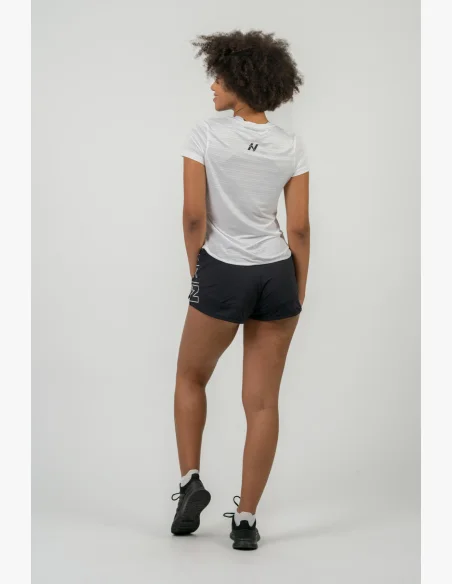 NEBBIA FIT Activewear tričko “Airy” s reflexným logom biela