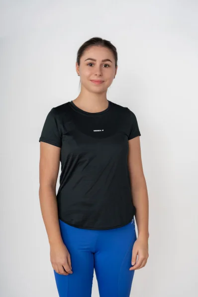 NEBBIA GYM ESSENTIALS Oversized tričko čierne