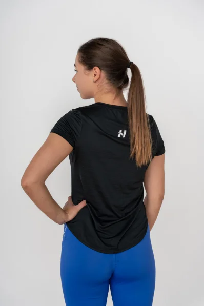 NEBBIA GYM ESSENTIALS Oversized tričko čierne 2