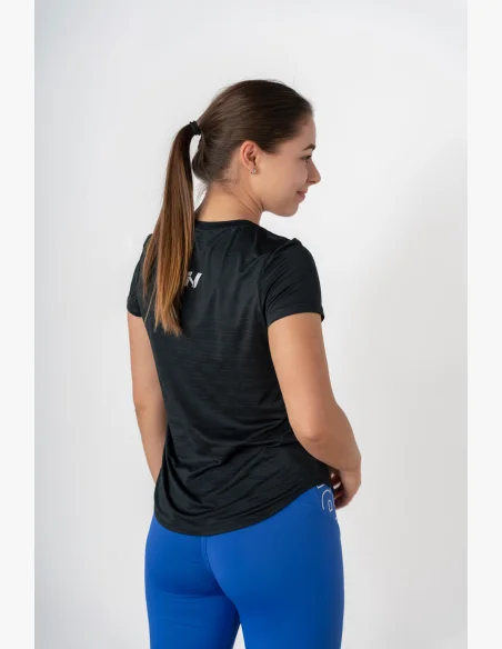 NEBBIA FIT Activewear tričko “Airy” s reflexným logom čierna