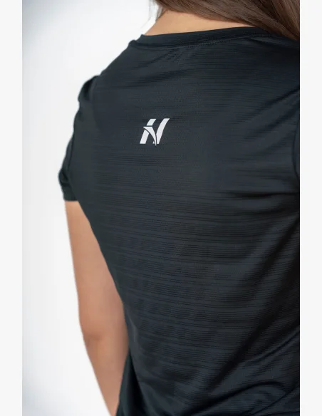 NEBBIA FIT Activewear tričko “Airy” s reflexným logom čierna