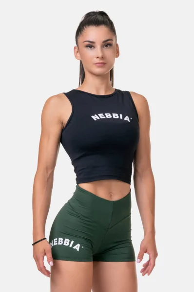 NEBBIA GYM ESSENTIALS Oversized tričko čierne