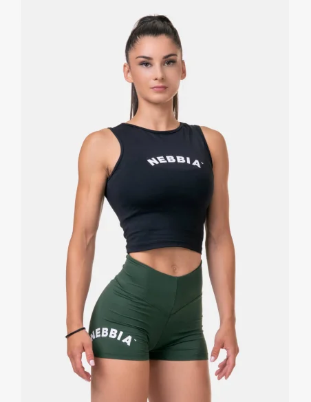 NEBBIA Fit & Sporty top čierna