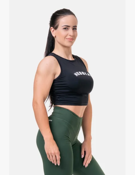 NEBBIA Fit & Sporty top čierna