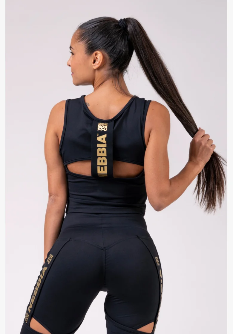 NEBBIA Honey Bunny tielko čierne