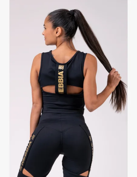 NEBBIA Honey Bunny tielko čierne