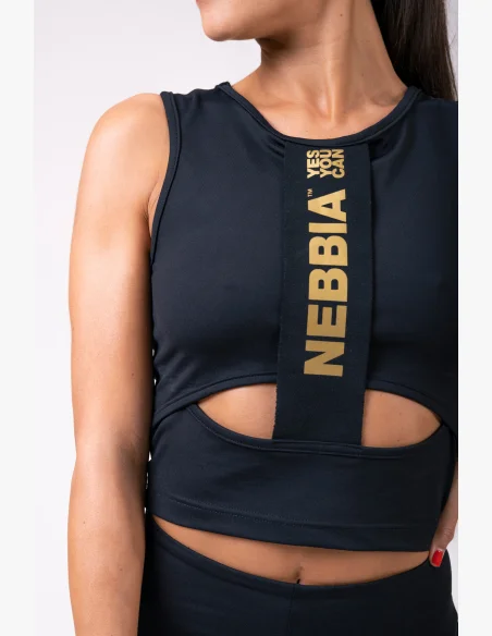 NEBBIA Honey Bunny tielko čierne