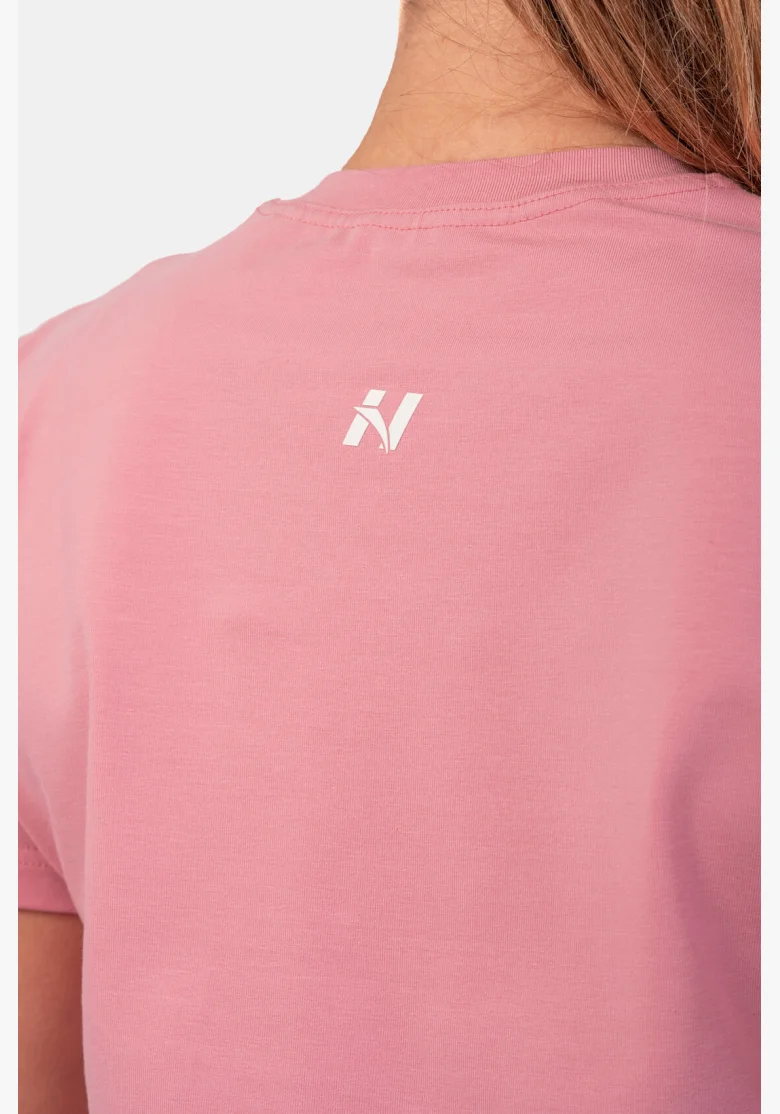 NEBBIA Invisible logo NEBBIA tričko ružové
