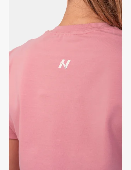 NEBBIA Invisible logo NEBBIA tričko ružové