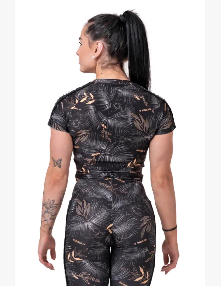 NEBBIA Crop Top Active Black čierna