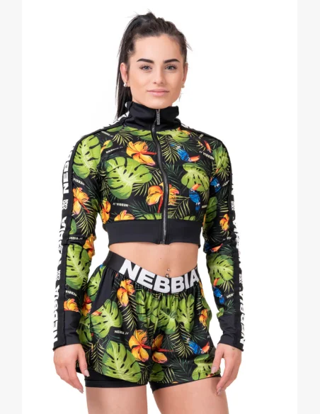NEBBIA High-energy Crop bunda zelená