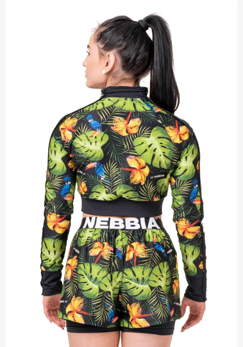 NEBBIA High-energy Crop bunda zelená