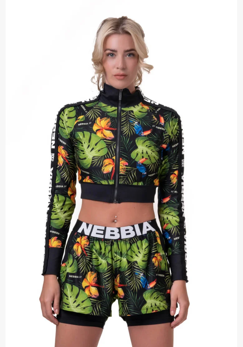 NEBBIA High-energy Crop bunda zelená