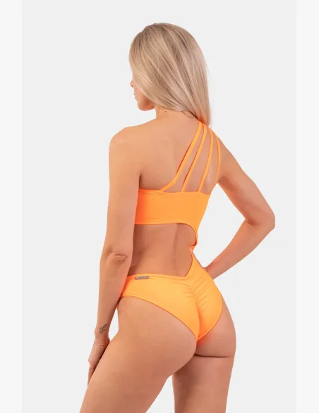 NEBBIA Asymetrické monokini na jedno rameno oranžová