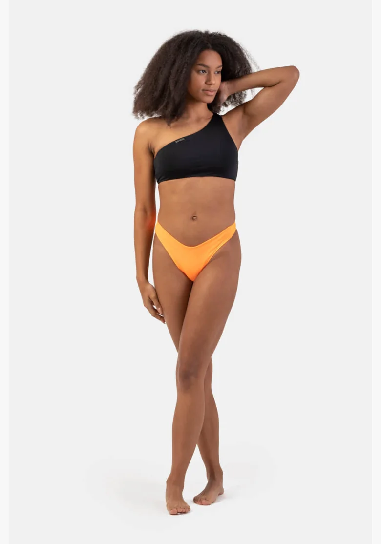 NEBBIA Bandeau Bikini plavky na jedno rameno (vrchný diel) čierna
