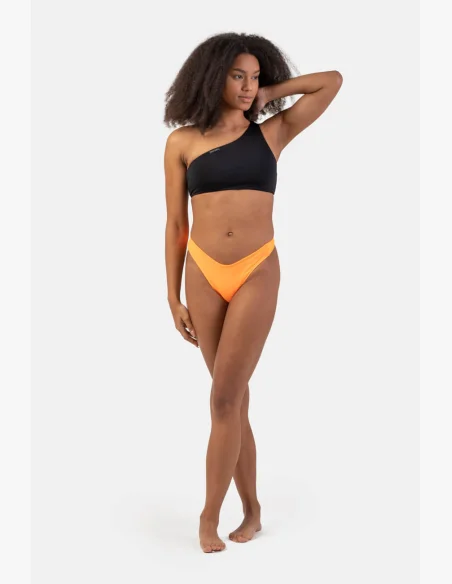 NEBBIA Bandeau Bikini plavky na jedno rameno (vrchný diel) čierna