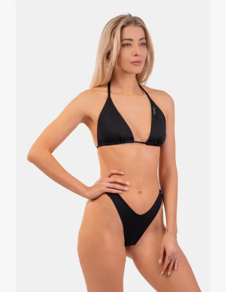 NEBBIA Trojuholníkové bikiny Classic (horný diel) čierna