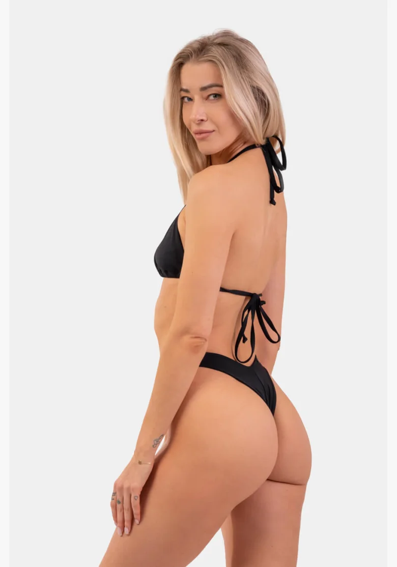 NEBBIA Trojuholníkové bikiny Classic (horný diel) čierna