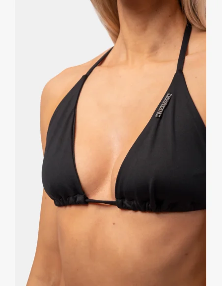 NEBBIA Trojuholníkové bikiny Classic (horný diel) čierna