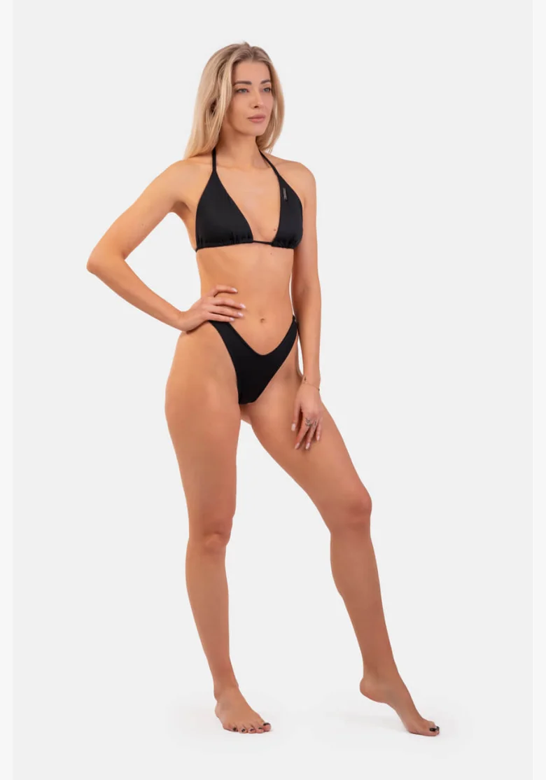 NEBBIA Trojuholníkové bikiny Classic (horný diel) čierna