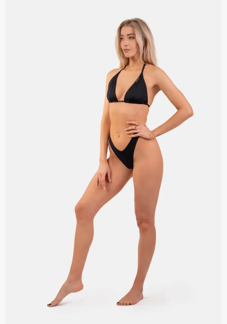 NEBBIA Trojuholníkové bikiny Classic (horný diel) čierna