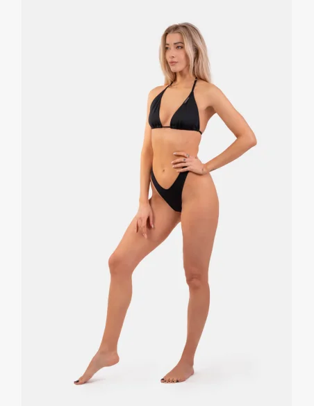 NEBBIA Trojuholníkové bikiny Classic (horný diel) čierna