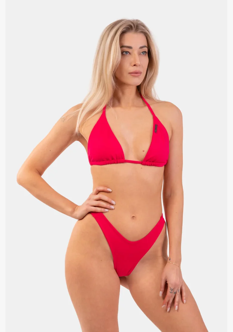 NEBBIA Trojuholníkové bikiny Classic (horná časť) ružová