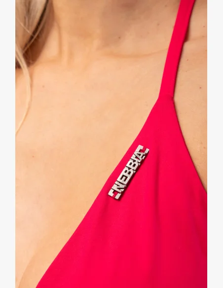 NEBBIA Trojuholníkové bikiny Classic (horná časť) ružová