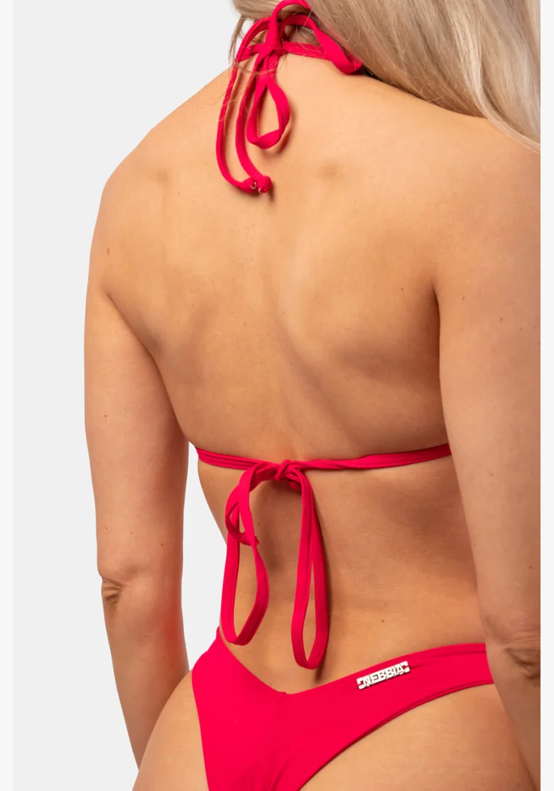 NEBBIA Trojuholníkové bikiny Classic (horná časť) ružová
