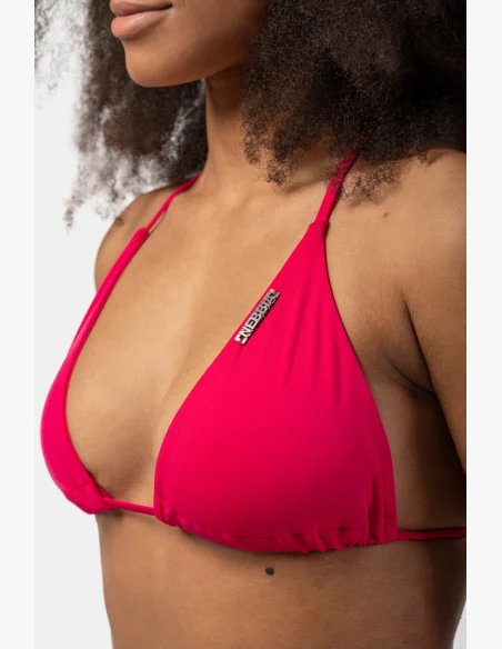 NEBBIA Trojuholníkové bikiny Classic (horná časť) ružová