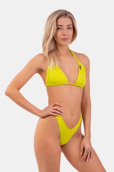 NEBBIA Tvarujúci bezšvový crop top FLOW SEAMLESS čierny