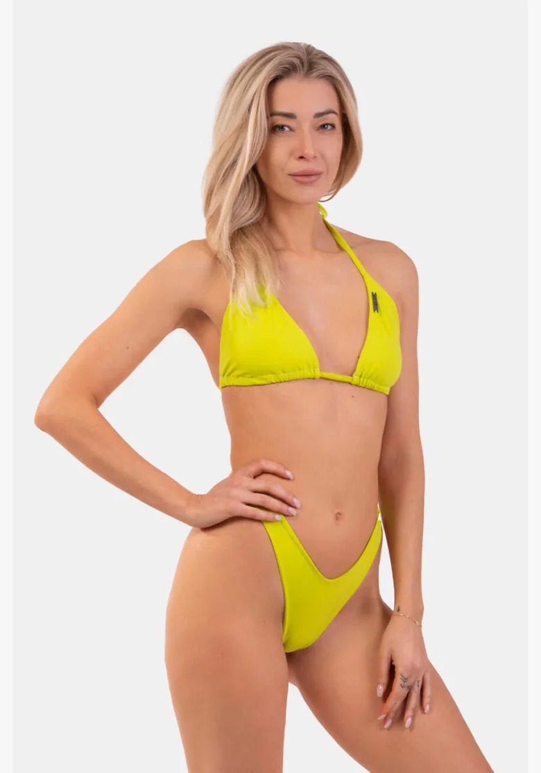 NEBBIA Trojuholníkové bikiny Classic (hornej časti) zelená