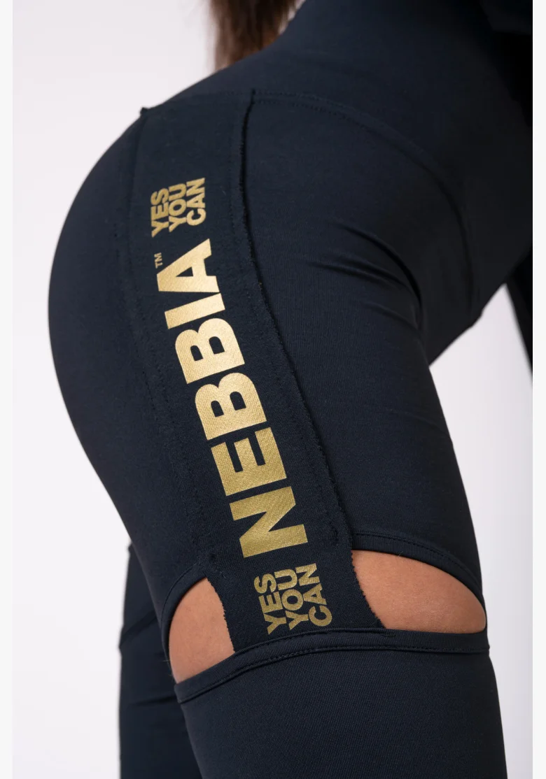 NEBBIA Honey Bunny legíny čierna
