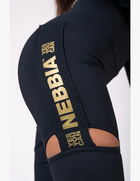 NEBBIA Honey Bunny legíny čierna