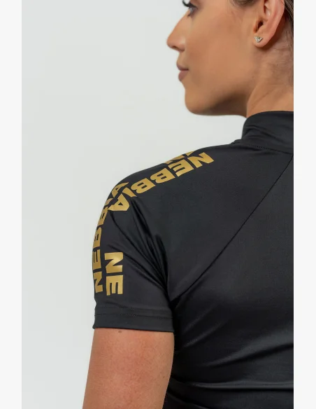 NEBBIA Dámske funkčné tričko INTENSE Ultimate gold