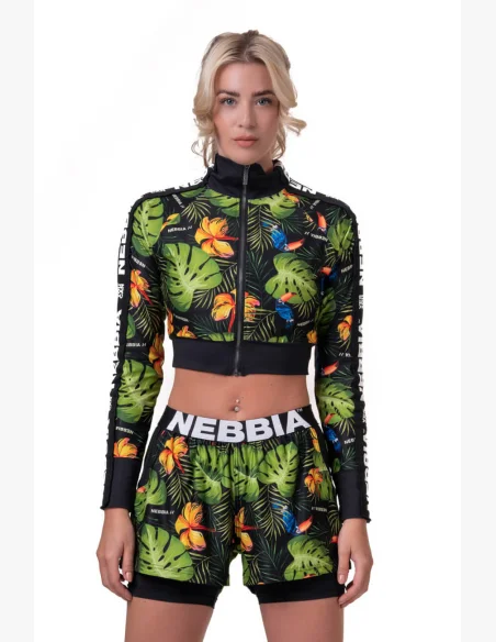 NEBBIA High-energy Double Layer šortky zelené