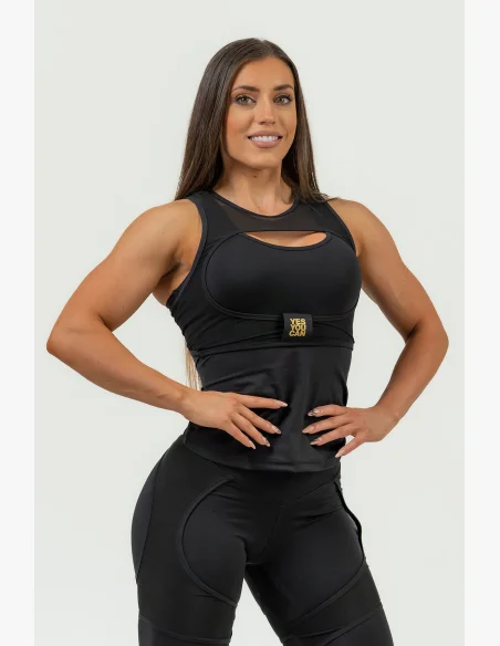 NEBBIA Dámske kompresné tielko INTENSE Ultra gold