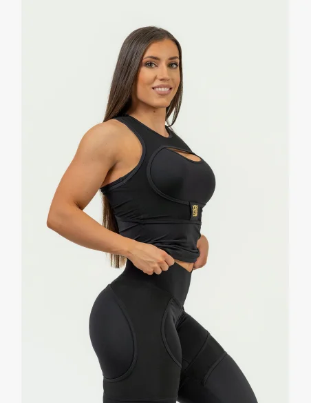 NEBBIA Dámske kompresné tielko INTENSE Ultra gold