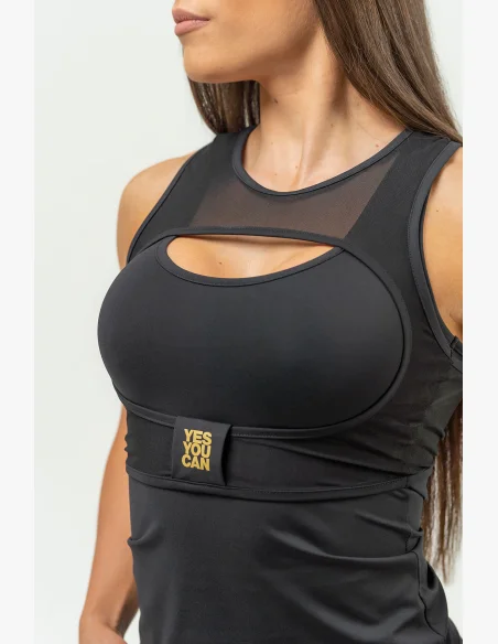 NEBBIA Dámske kompresné tielko INTENSE Ultra gold