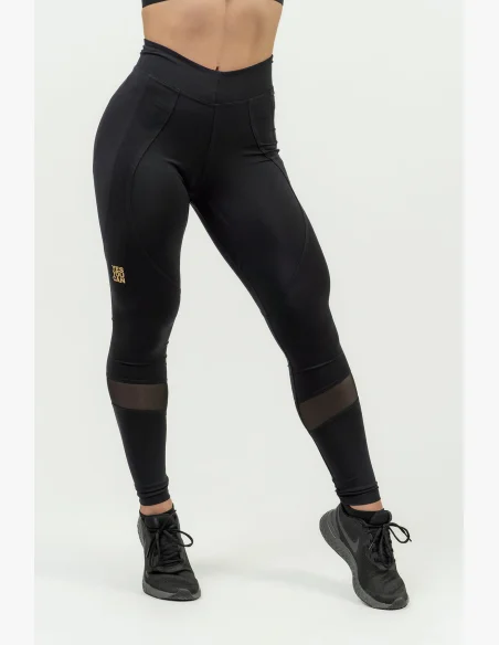 NEBBIA Dámske tvarujúce push-up legíny INTENSE Heart-Shaped gold