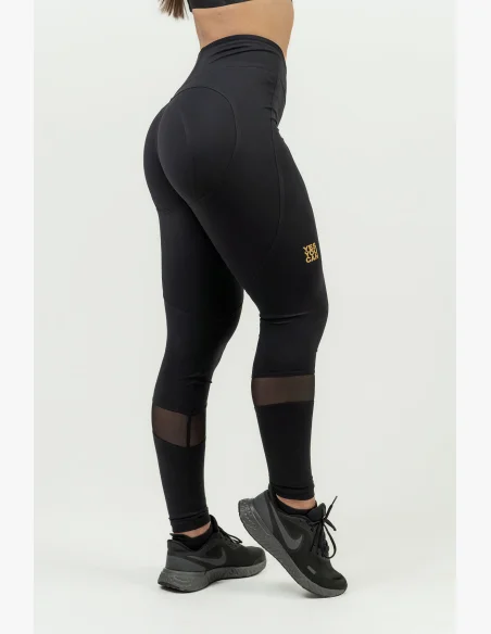 NEBBIA Dámske tvarujúce push-up legíny INTENSE Heart-Shaped gold