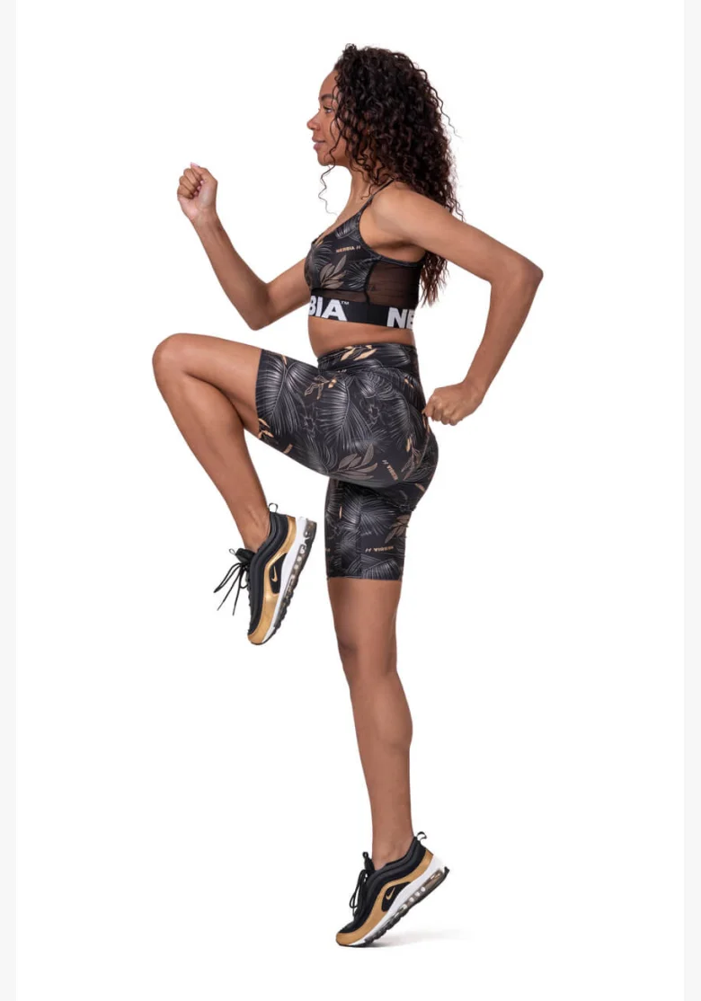 NEBBIA Biker šortky Active Black čierna