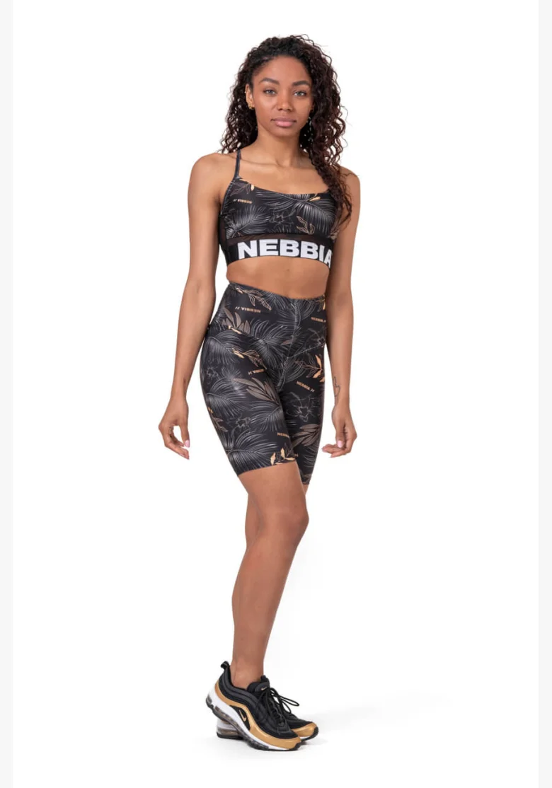 NEBBIA Biker šortky Active Black čierna